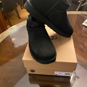 Women’s UGG plush booties